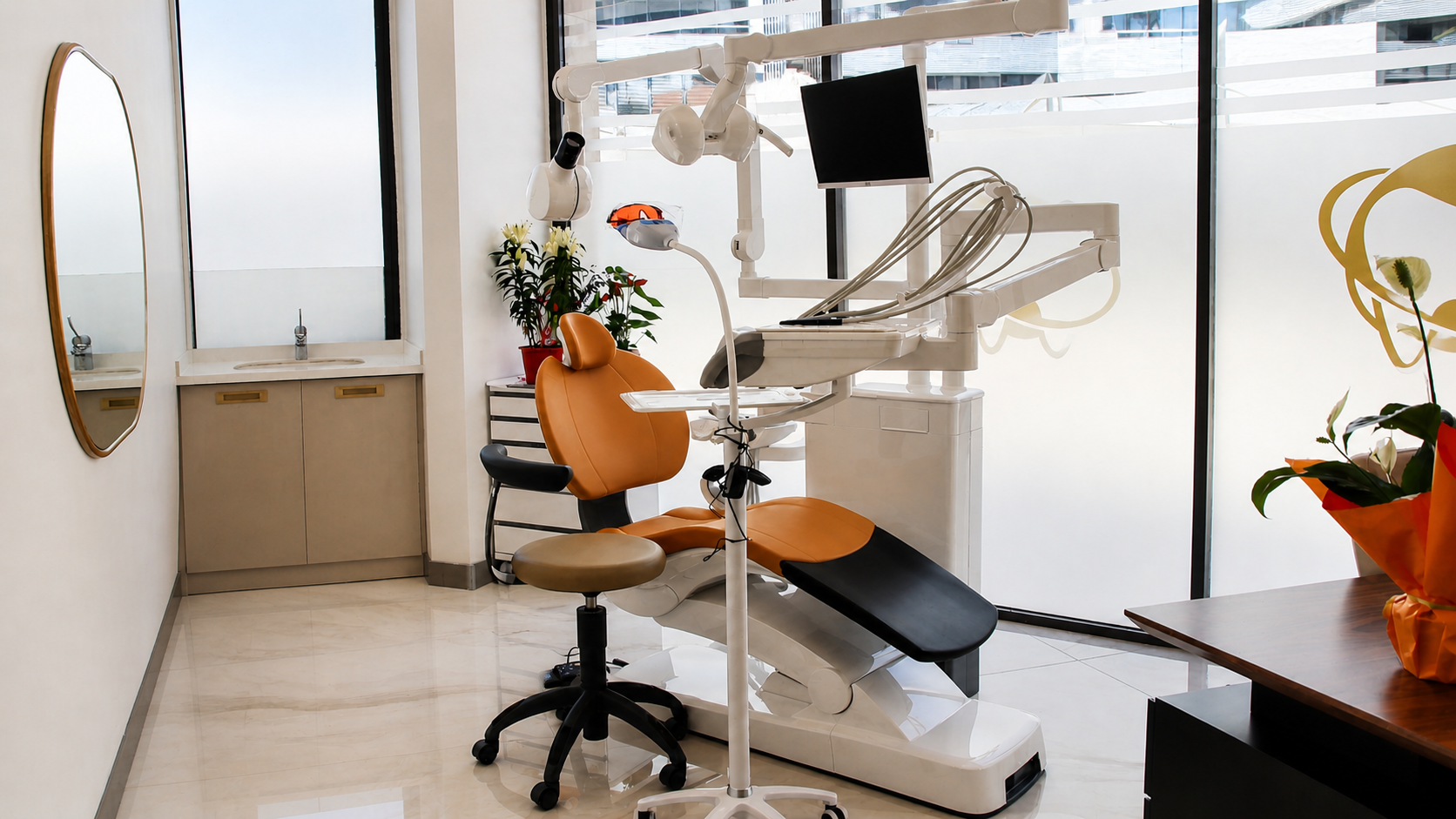 Tedavi odası ekipman ve klinik detayı